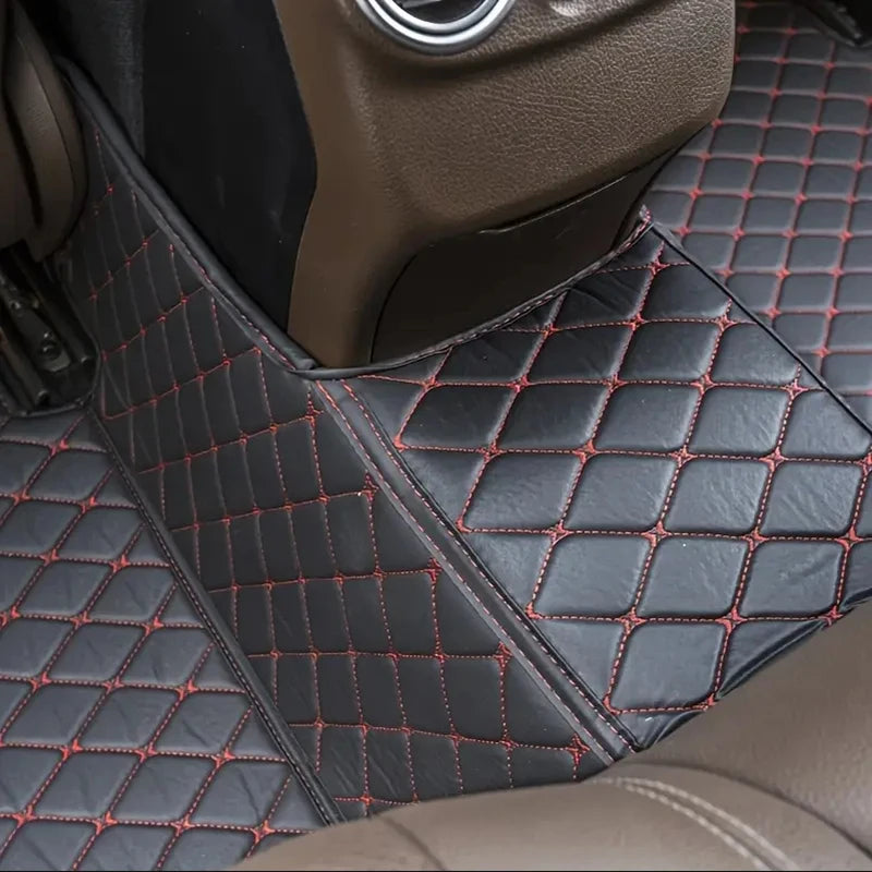 Tapis de sol de voiture de luxe en cuir PU, à la mode, pour Xpeng g9 2022 ~ 2022, imperméable, accessoires d'intérieur, 2025