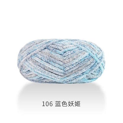 Fil à tricoter 100g, fil de glace douce, fil de coton tricoté à la main pour écharpe, Crochet de bricolage tricoté à la main