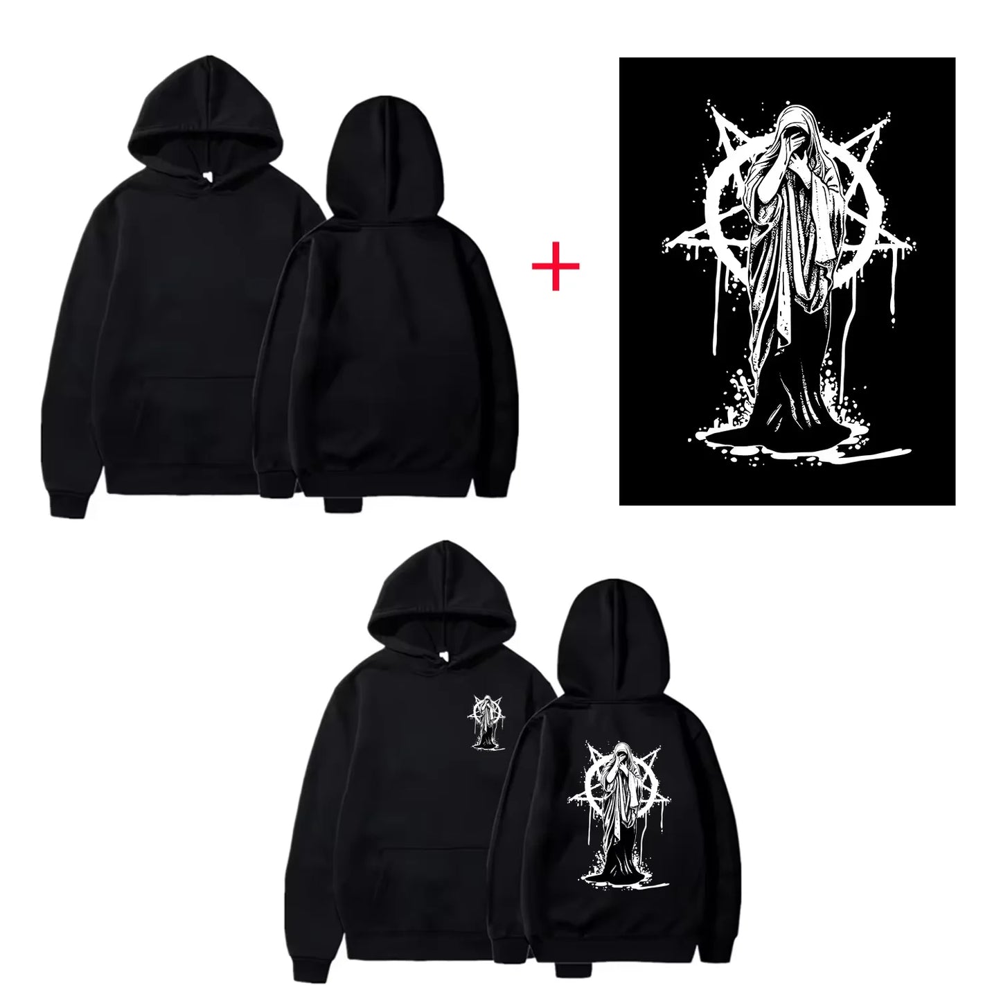 Sweats à capuche décontractés pour hommes et femmes avec logo personnalisé imprimé, sweats à capuche à manches longues automne et hiver, sweat-shirts de style de rue personnalisés.