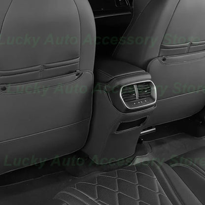 Housses arrière de voiture Nucleo Anti-rika, BYD Sea Discuting 07, EV 2024, Protecteur de coup de pied arrière de siège, D343, Proof, Accessoires intérieurs en cuir