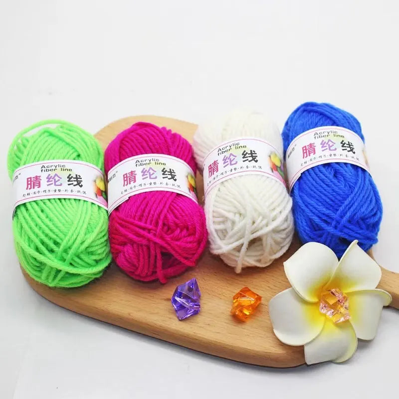 Fournitures de tricot en fil multicolore, artisanat au Crochet pour le Crochet et le Kit de démarrage de fil à tricoter pour débutants 12 pièces