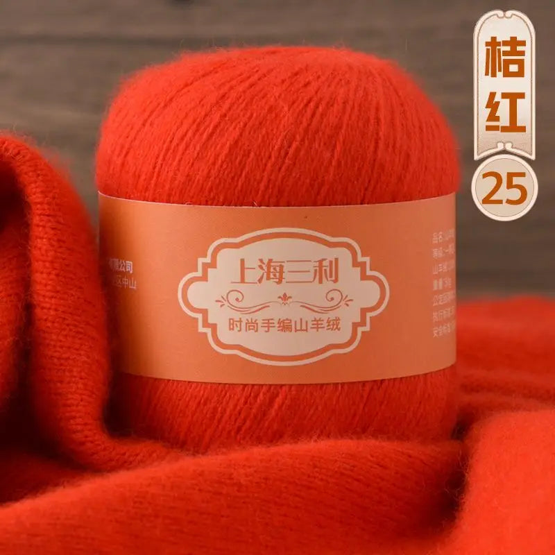 Fil de cachemire mongol chaud 100 g/ensemble, 3 plis, pour pull, gants, Crochet, écharpe à tricoter, fil de laine, doux pour la peau, uni, 100%