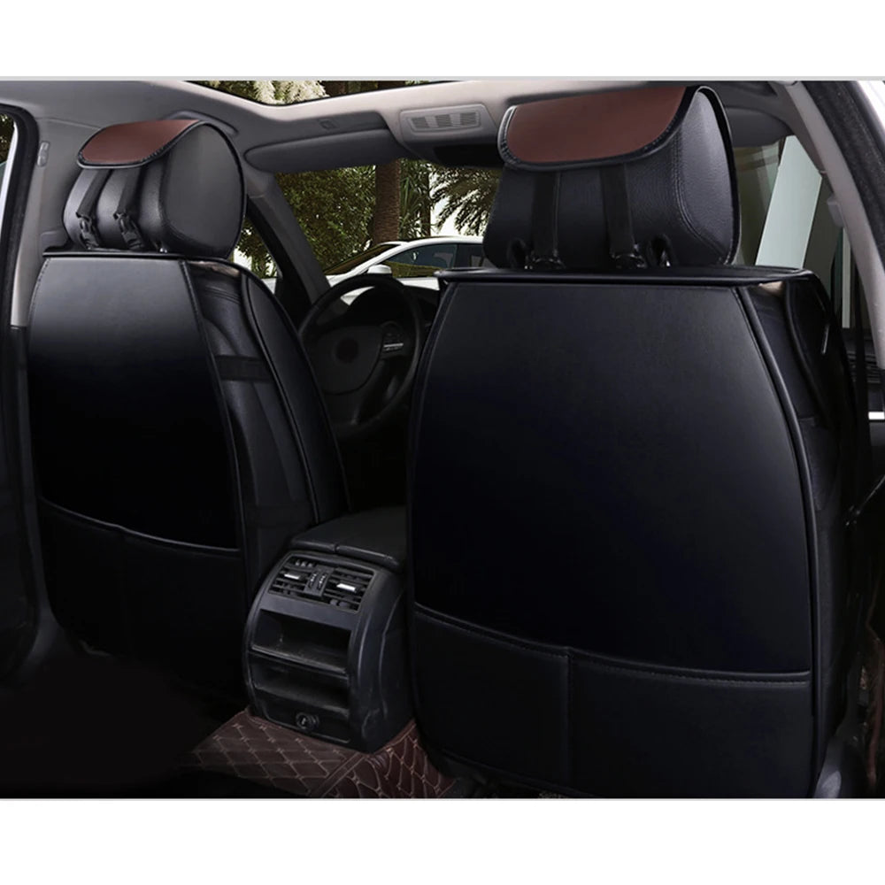 Housses de siège de voiture complètes, ensemble avant, banquette arrière séparée, pour voiture universelle, tissu, SUV, berline, fourgon, housses intérieures automobiles