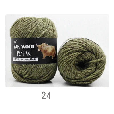 Fil épais de laine de cachemire Yak pour tricoter, écharpe de pull au Crochet, fil de laine mélangée mérinos tricoté de haute qualité