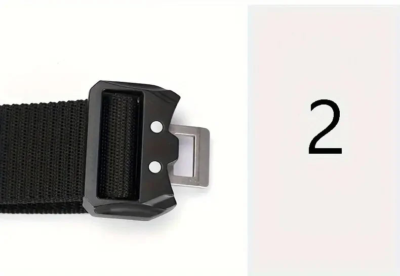 Ceinture DulWaist pour hommes et femmes, structure automatique durable, parfaite pour les aventures en plein air, accessoires unisexes, 2 pièces