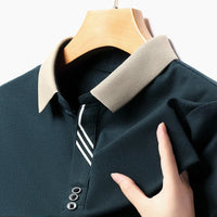 Polo à manches courtes pour hommes, couleur unie, décontracté, mode, haut d'été confortable pour les affaires et les loisirs