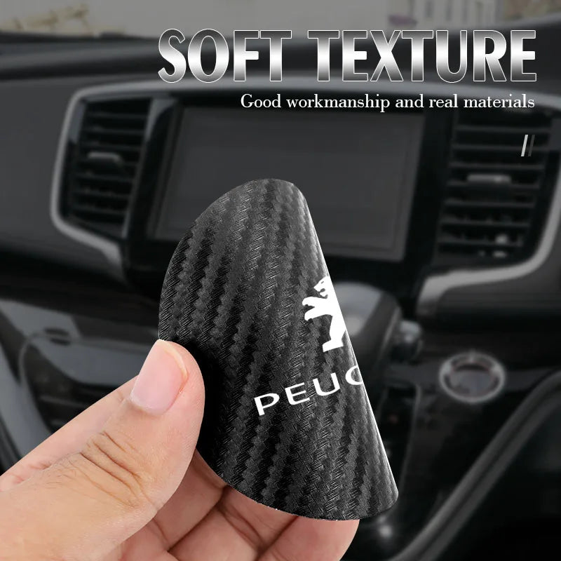 Coussin antidérapant en silicone pour voiture, 2 pièces, accessoires d'intérieur imperméables pour Peugeot 206 208 207 3008 308 2008 107 508 607