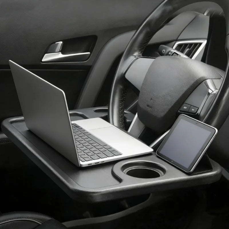 Table de volant de voiture multifonctionnelle, support universel pour ordinateur portable et tablette, accessoire intérieur portable