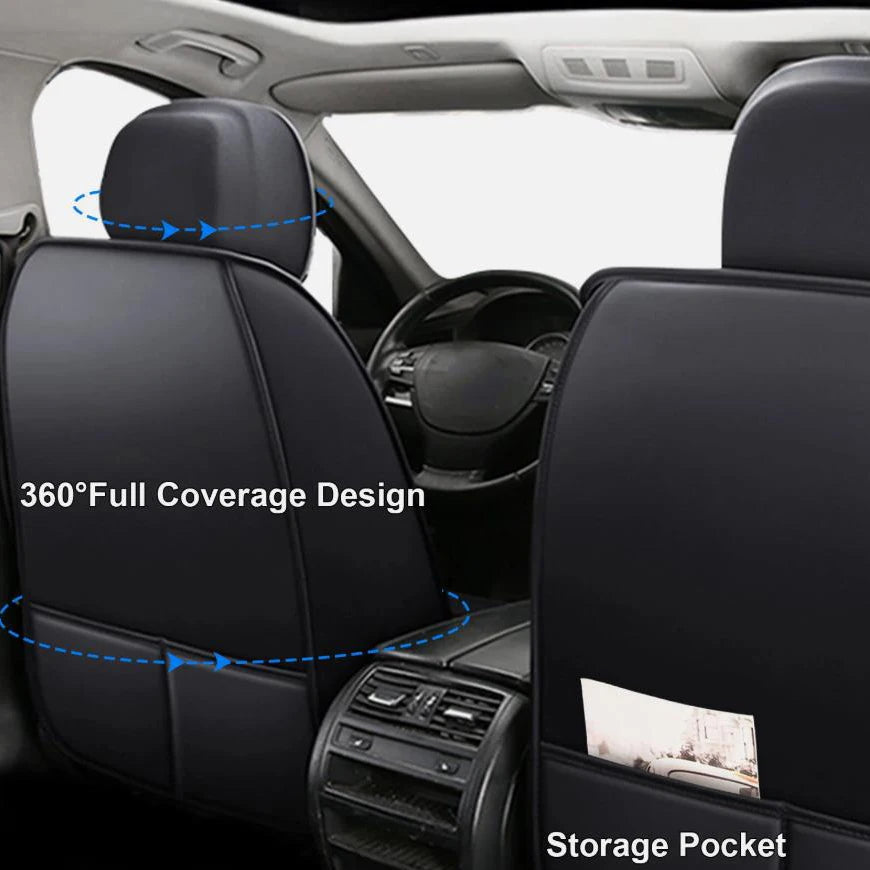 Housses de siège de voiture universelles en cuir pour Honda Civic/Accord/CR-V housse de siège de voiture en cuir PU 2/5 sièges avant et arrière berline SUV intérieur