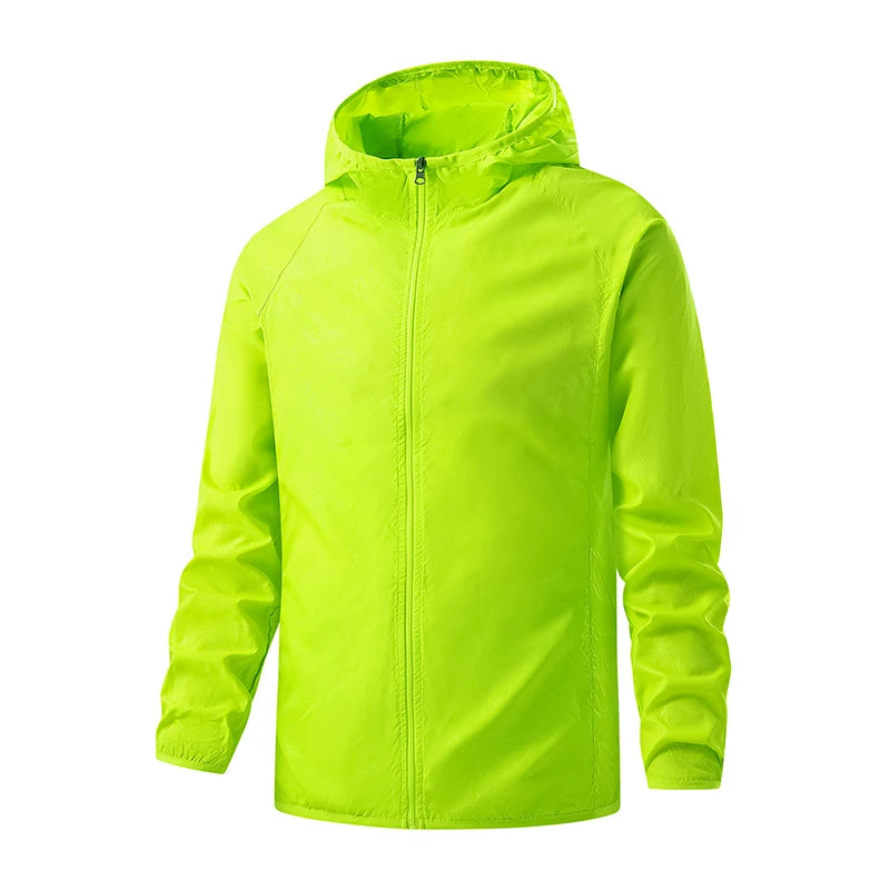 LNGXO-Vestes de randonnée imperméables pour hommes et femmes, coupe-vent de protection solaire, manteau de pluie d'escalade de camping, vêtements portables unisexes
