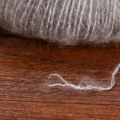 Fil Mohair doux et chaud, 6 paquets/150g, chaussettes de pull en tricot faites à la main, fil d'écharpe châle au Crochet, 60% Mohair, 40% acrylique