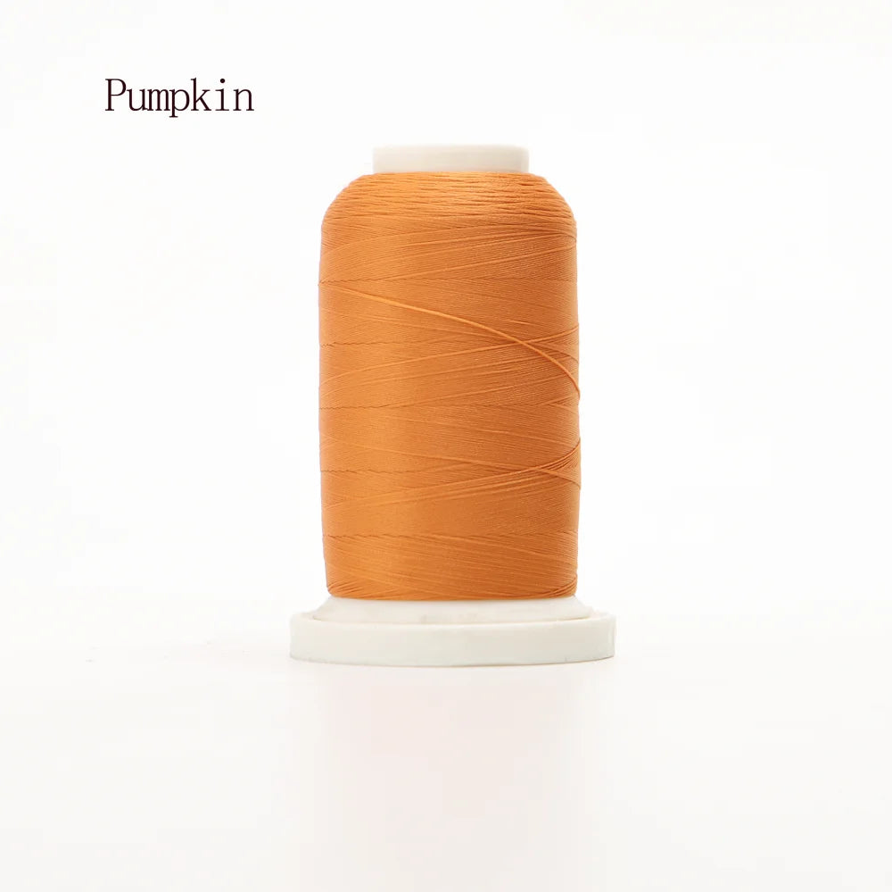 Fil laineux en Nylon à haute élasticité Tex 18, fil extensible, épaisseur moyenne, 1000 mètres de Long, surjet de couture sans couture, 8 couleurs au choix