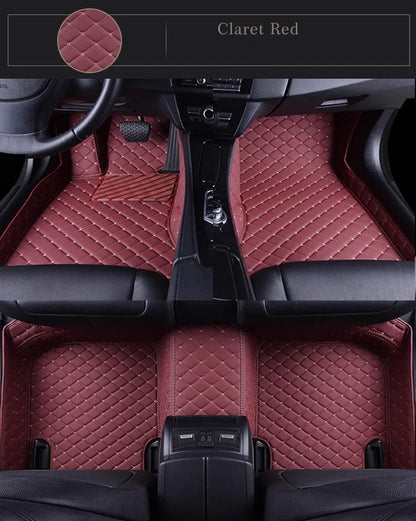 Tapis de Sol de Voiture 3D Personnalisé en Cuir Artificiel, Accessoires d'Nikpour BMW Série 5 E39 1995-2004 E60 F10 G30 2017-2022