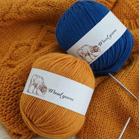 Fil de laine moyen de couleur Pure, 500g, à la mode, Simple, chaud, fait à la main, adapté aux écharpes à tricoter, pulls, gants, chapeaux