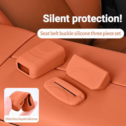 Housse de protection universelle pour prise de ceinture de sécurité de voiture, en Silicone, anti-rayures, étui de protection pour bouton