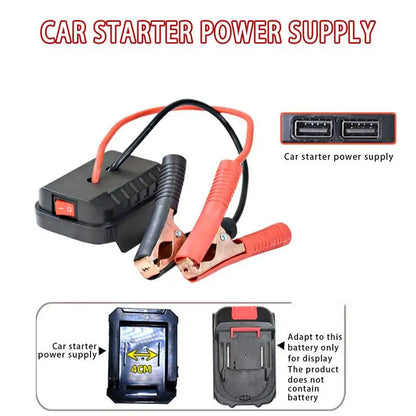 Démarreur de saut de batterie de voiture Portable, boîte de saut, convertisseur de batterie au Lithium, bloc d'alimentation Compact pour le démarrage de véhicule d'urgence