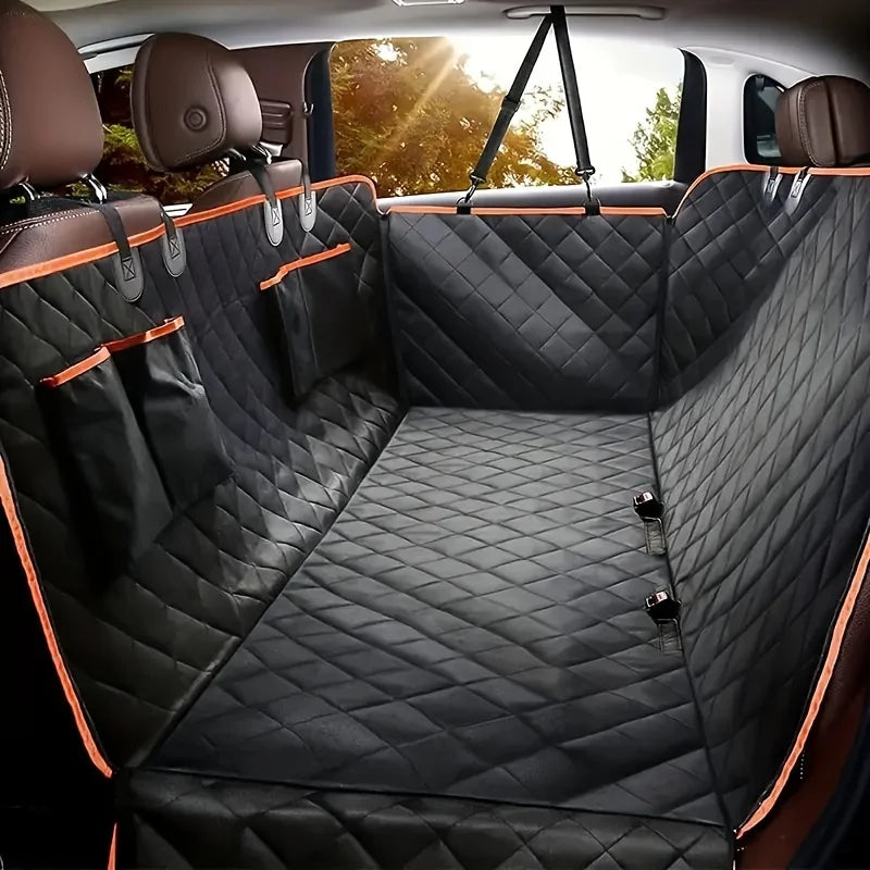 Housse de siège de voiture idéale, améliorez vos sièges de voiture avec cette housse de hamac pour chien imperméable et résistante aux rayures!
