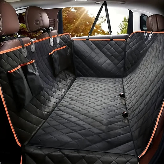 Housse de siège de voiture idéale, améliorez vos sièges de voiture avec cette housse de hamac pour chien imperméable et résistante aux rayures!