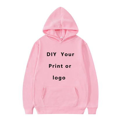 Votre propre Design marque Logo/image personnalisée partout hommes femmes sweat à capuche bricolage sweat à capuche décontracté à la mode nouveau