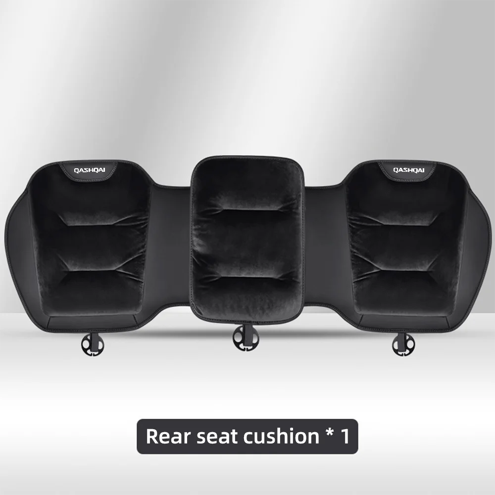 Housse de siège de voiture en flanelle, pour Nissan Qashqai J10 J11 J12, coussin de siège avant/arrière de voiture en peluche chaud d'hiver, accessoires d'intérieur automobile