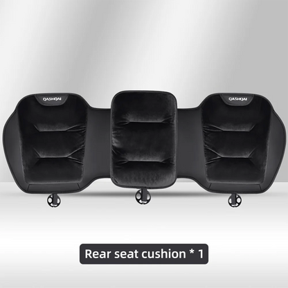 Housse de siège de voiture en flanelle, pour Nissan Qashqai J10 J11 J12, coussin de siège avant/arrière de voiture en peluche chaud d'hiver, accessoires d'intérieur automobile