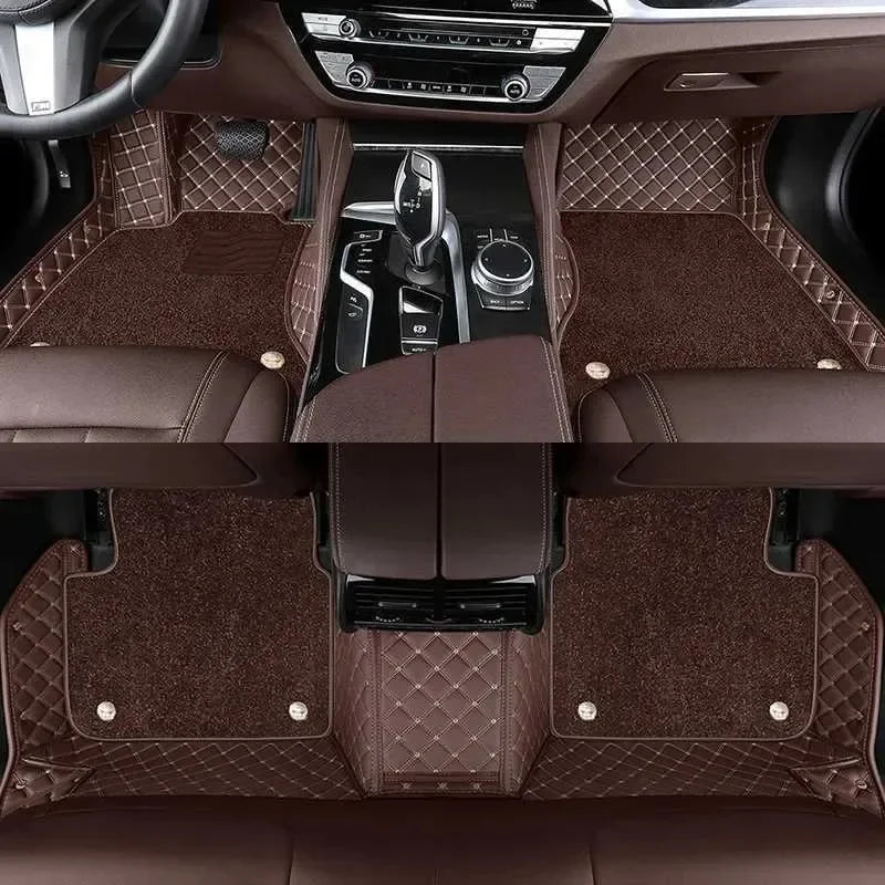 Tapis de sol de voiture Double couche 9D, pour Jetour Dashing 2022 2023 2024, coussinets de pied automobiles personnalisés, couverture de tapis Automobile, accessoire intérieur