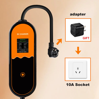 JDMEX 3.5W 16A chargeur EV Portable GBT EVSE boîte de charge contrôleur Wallbox pour voiture électrique courant de charge réglable