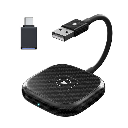 Adaptateur sans fil CarPlay, adaptateur filaire vers sans fil, compatible avec CarPlay, dongle Plug and Play, Wi-Fi 5GHz