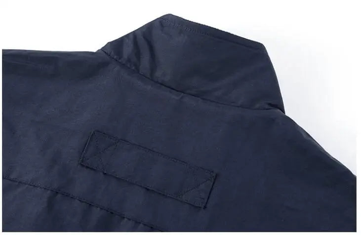 Gilets chauds en polaire pour hommes, multi-poches, vestes d'escalade sans manches, gilets Cargo pour porter des deux côtés, 6X, nouvelle collection automne