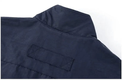 Gilets chauds en polaire pour hommes, multi-poches, vestes d'escalade sans manches, gilets Cargo pour porter des deux côtés, 6X, nouvelle collection automne