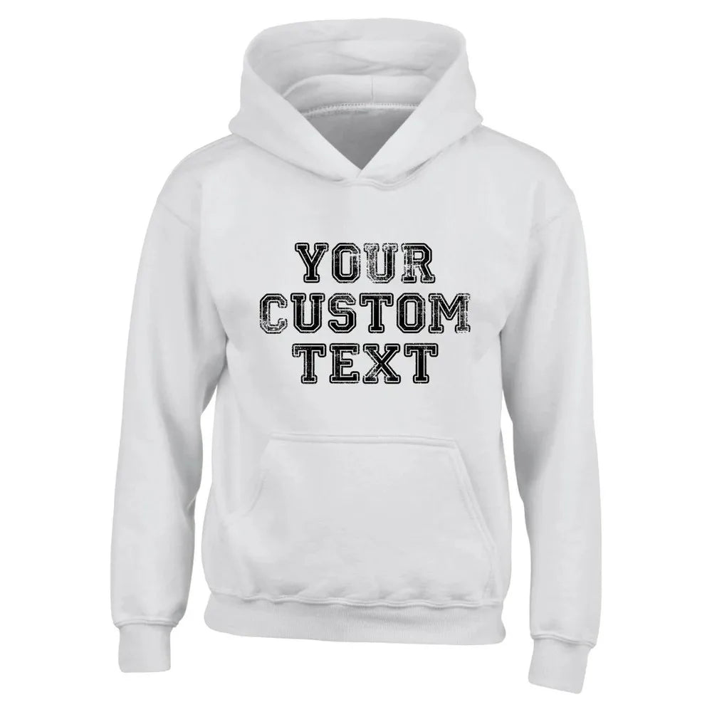 Sweat à capuche personnalisé, imprimé sur mesure, ajoutez vos propres textes et images personnalisés, sweat à capuche pour femmes et hommes, sweat à capuche à manches longues, printemps