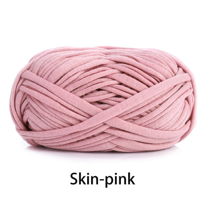 Fil en tissu élastique de 100g 30m de haut, épais, fait à la main, sac tricoté au Crochet, panier de rangement, paquet de matériel de fil au Crochet