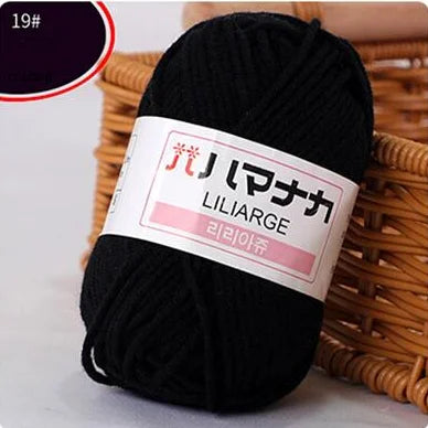 Fil de laine à tricoter en coton doux et doux pour bébé, fil de velours en fibres épaisses, fil de laine à tricoter à la main pour pull de bricolage