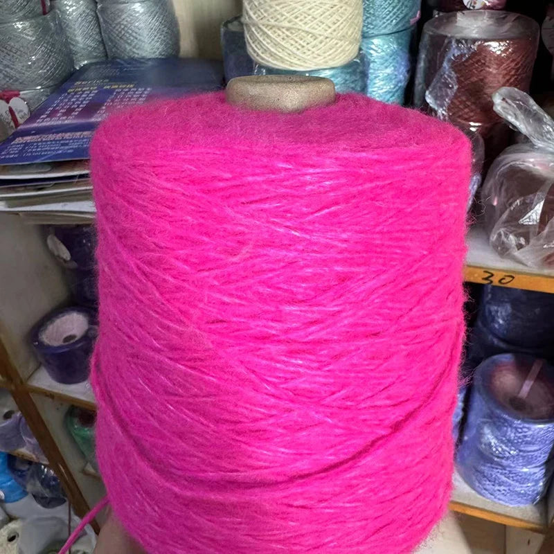 1 régiment de 500 grammes de laine Mohair ultra douce près du corps sans collant, foulards tricotés à la main, fil de pull