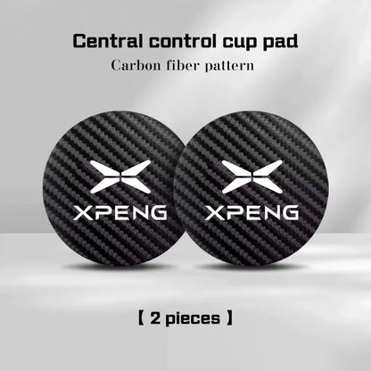 Tapis de dessous de verre en cuir pour intérieur de voiture, accessoires pour tasse d'eau, pour Xpeng g6 Xiaopeng P7 G6 G3 G3i G9 P5 X9 X2 N5 F30 H93 Beta