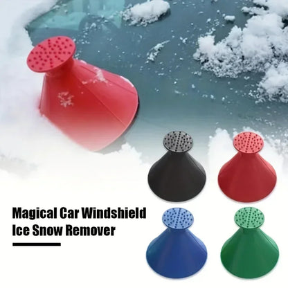 Entonnoir pour gratter la glace, outil de nettoyage des vitres de voiture, pare-brise, neige, pelle, brosse de nettoyage, outil de nettoyage des vitres de la maison