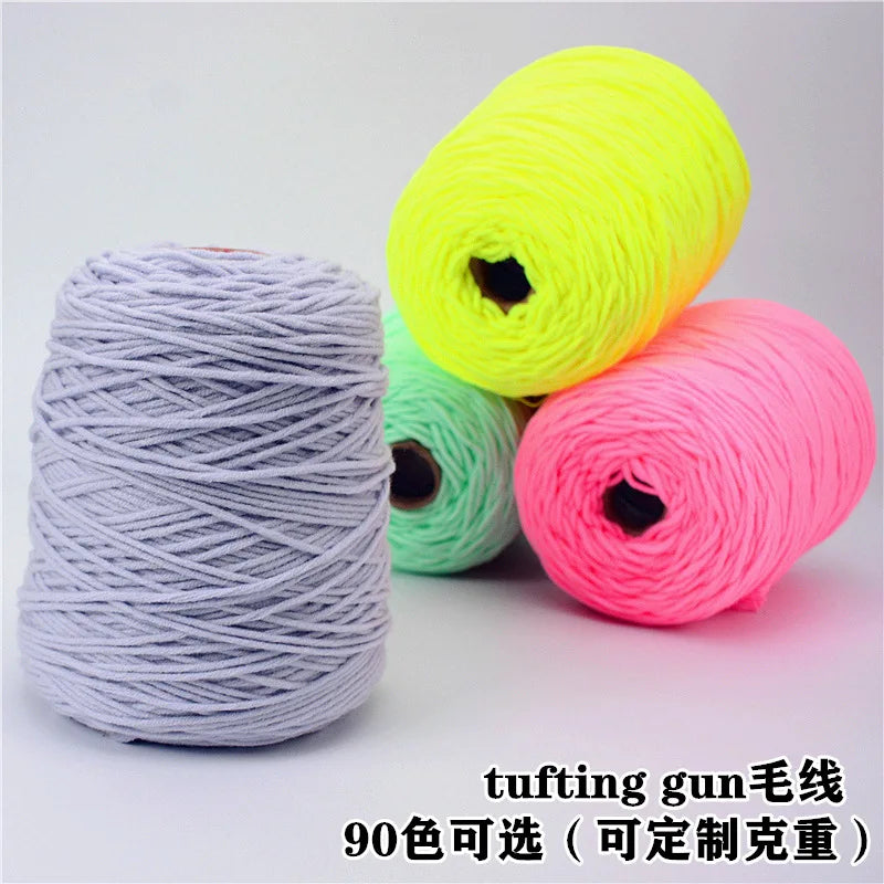 Pistolet à touffeter spécial 400g, 8 brins de coton au lait, ligne de saillie acrylique, broderie, tapis de coussin, fil de touffetage personnalisé