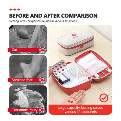 Sac de rangement de médicaments de premiers secours, Kit médical de voyage à domicile en plein air pour BYD M6 G3 G5 T3 F3 F0 S6 S7 E5 E6 L3 Tang Yuan