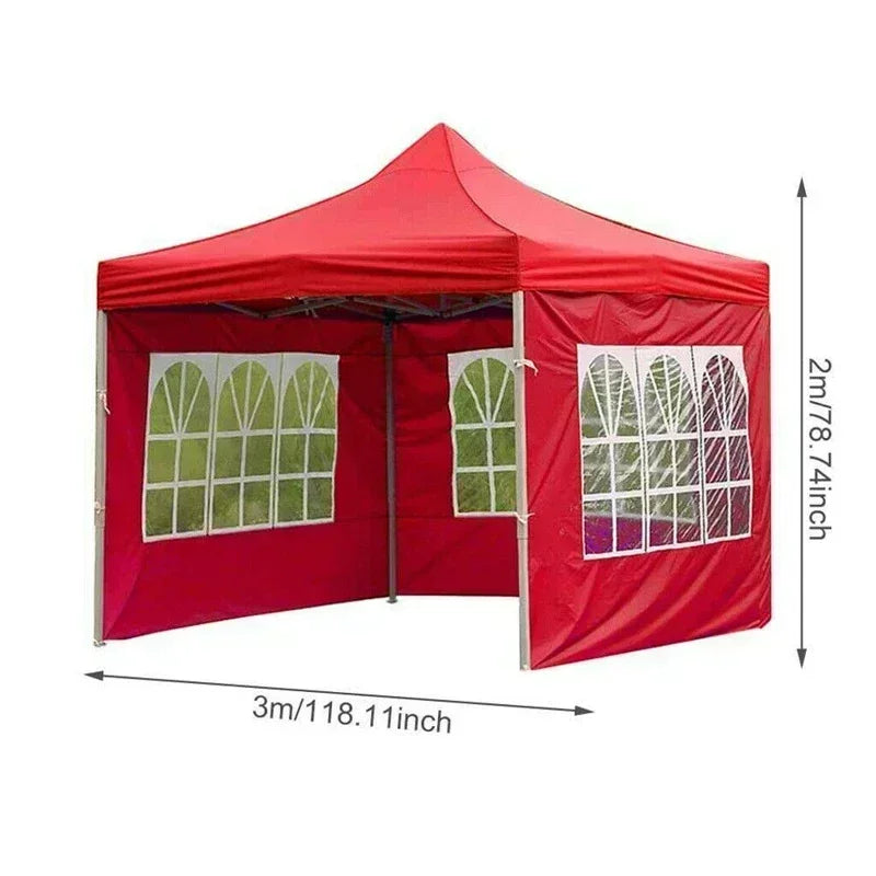 Tente pare-soleil pliable sans cadre, étanche, translucide, Oxford, fête, camping, barbecue, mariage, gazébo extérieur, chapiteau TarLII