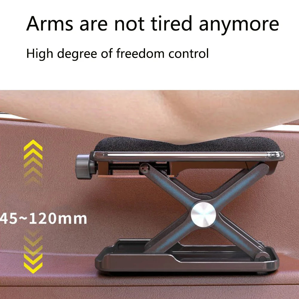 Rehausseur d'accoudoir de porte de voiture, support de main facile à installer pour la conduite longue distance, prévention de la fatigue du conducteur
