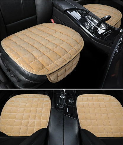 Housse de siège de voiture universelle chaude d'hiver coussin anti-dérapant siège de chaise avant coussin respirant protection de siège de voiture housses de siège pour voitures