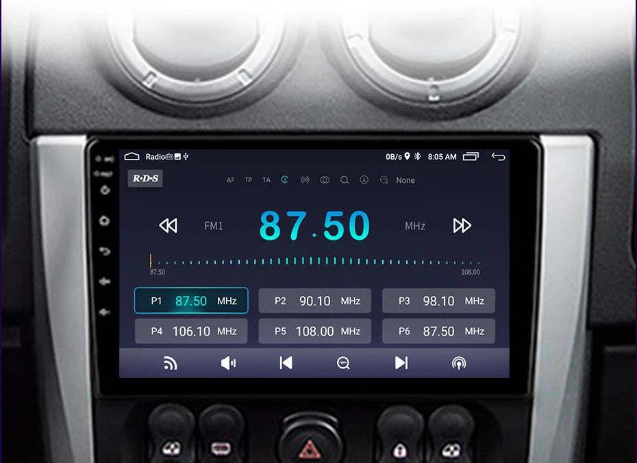 Autoradio Carplay pour Peugeot 407 2004-2011 Android 15 Navigation GPS Android Auto stéréo Android 15 vidéo 2K BT 4G No 2din DVD