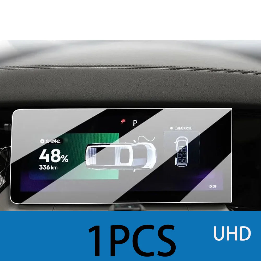 Film trempé de protection TV arrière de Navigation pour instruments de voiture Zeekr 009 2023 2024 2025 2026, accessoires d'intérieur antidéflagrants