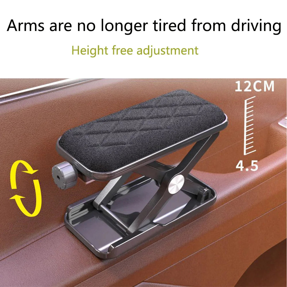 Rehausseur d'accoudoir de porte de voiture, support de main facile à installer pour la conduite longue distance, prévention de la fatigue du conducteur