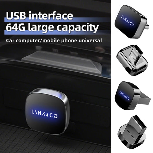 Clé USB pour voiture, 32 go/64 go, pour LYNK & CO 01 02 03 + 05 06 09 PHEV 09 MHEV