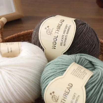 500g 290 Fil de laine d'alpaga peigné moyennement grossier, kit de matériel de tricot fait à la main chaud et à la mode pour l'automne et l'hiver, plusieurs couleurs de boules de fil pour fabriquer des pulls, des foulards