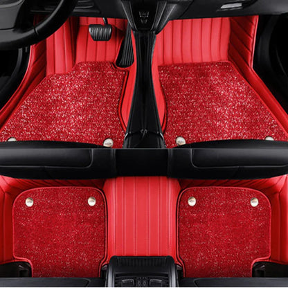 Pour VW Passat berline B5 B5.5 B6 B7 B8 B9 tapis Auto Double couche personnalisé tapis de sol de voiture Coche accessoires doublures de sol