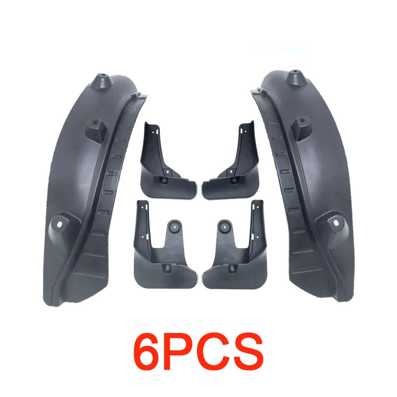 Garde-boue doublé de roue automatique pour BYD Sealion 05 EV, accessoires 2025 2026 2027, garde-boue anti-éclaboussures
