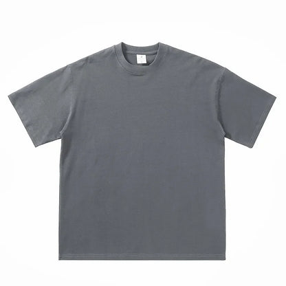 2025 été hommes et femmes T-shirt coton solide t-shirts surdimensionné à manches courtes T-shirt mode doux blanc noir T-shirt vêtements hauts