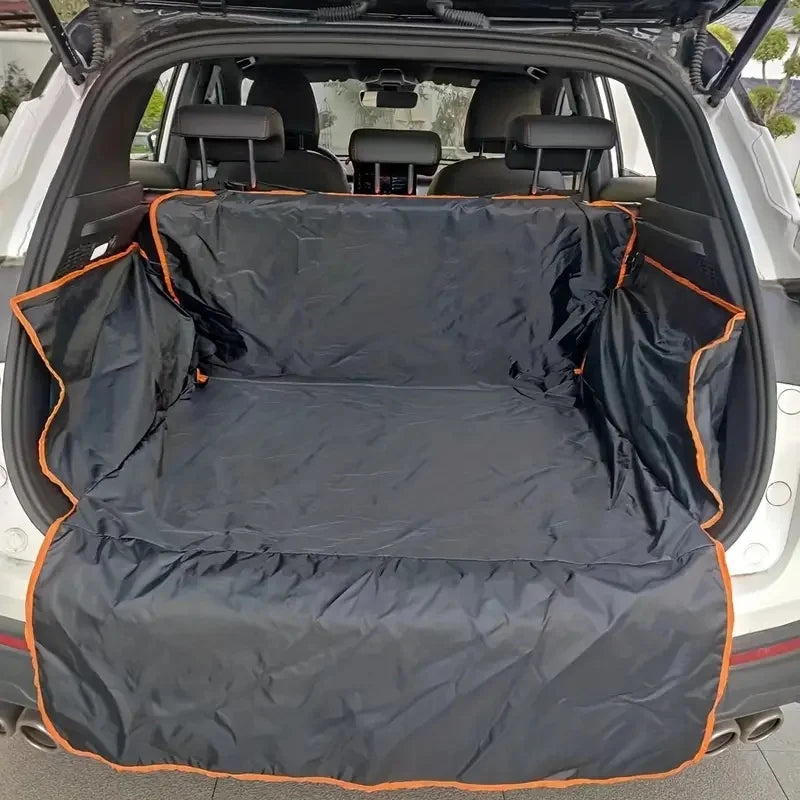 Tapis de coffre automatique en polyester durable pour animaux de compagnie – Tapis antidérapant, résistant aux rayures et facile à nettoyer pour SUV et voitures, tapis de sécurité pour animaux de compagnie